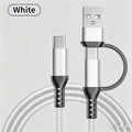 60w C To C Line Two-In-One Charging Cable USB To Type-c 1m/3m Suitable For Mobile Phones And Tablets Fast Charging Data Cable