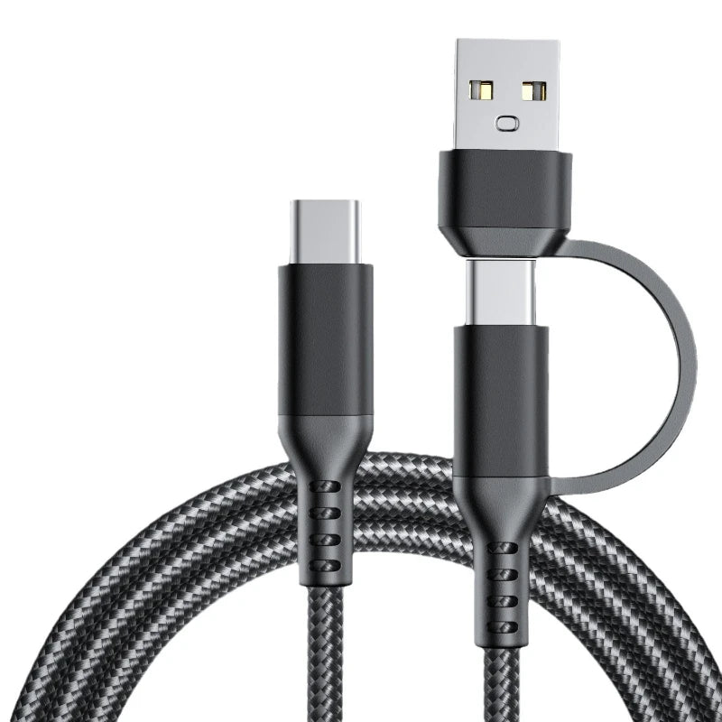 60w C To C Line Two-In-One Charging Cable USB To Type-c 1m/3m Suitable For Mobile Phones And Tablets Fast Charging Data Cable